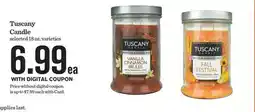 Mariano's Tuscany Candle offer