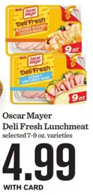 Mariano's Oscar Mayer Deli Fresh Lunchmeat offer