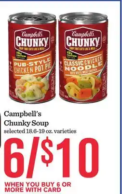 Mariano's Campbell's Chunky Soup offer
