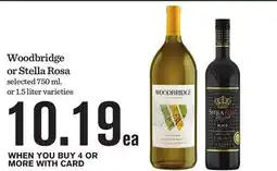 Mariano's Woodbridge or Stella Rosa offer