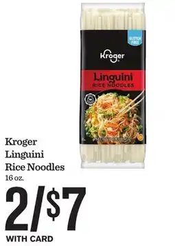 Mariano's Kroger Linguini Rice Noodles offer