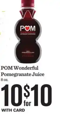 Mariano's POM Wonderful Pomegranate Juice offer
