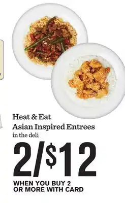 Mariano's Heat & Eat Asian Inspired Entrees offer