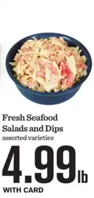 Mariano's Fresh Seafood Salads and Dips offer