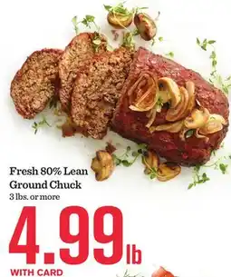 Mariano's Fresh 80% Lean Ground Chuck offer
