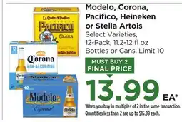Food 4 Less Modelo, Corona, Pacifico, Heineken or Stella Artois offer