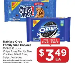 Food 4 Less Nabisco Oreo Family Size Cookies offer