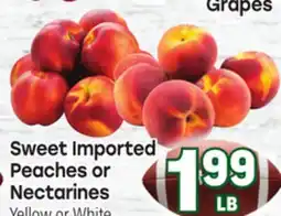 Tony’s Fresh Market Sweet Imported Peaches or Nectarines offer