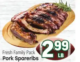 Tony’s Fresh Market Pork Spareribs offer