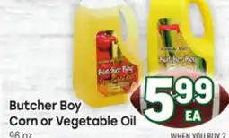 Tony’s Fresh Market Butcher Boy Corn or Vegetable Oil offer
