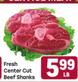 Tony’s Fresh Market Fresh Center Cut Beef Shanks offer