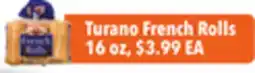 Tony’s Fresh Market Turano French Rolls offer
