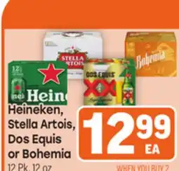 Tony’s Fresh Market Heineken, Stella Artois, Dos Equis or Bohemia offer