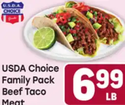 Tony’s Fresh Market USDA Choice Family Pack Beef Taco Meat offer
