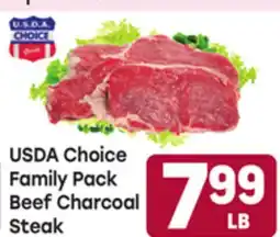 Tony’s Fresh Market USDA Choice Family Pack Beef Charcoal Steak offer