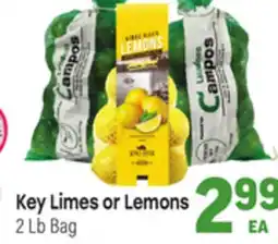 Tony’s Fresh Market Key Limes or Lemons offer