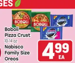 Tony’s Fresh Market Boboli Pizza Crust, 10-14 oz Nabisco Family Size Oreos, 11.5-19.5 oz offer