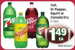 Tony’s Fresh Market 7UP, Dr Pepper, Squirt or Canada Dry offer