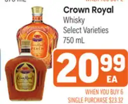 Tony’s Fresh Market Crown Royal Whisky offer