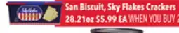 Tony’s Fresh Market San Biscuit, Sky Flakes Crackers offer