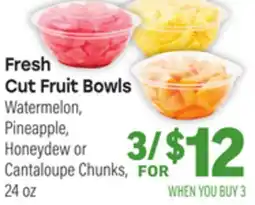 Tony’s Fresh Market Fresh Cut Fruit Bowls offer