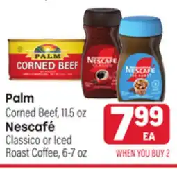 Tony’s Fresh Market Palm Corned Beef, 11.5oz, Nescafé Classico or Iced offer