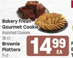 Tony’s Fresh Market Bakery Fresh Gourmet Cookie 36 ct Brownie Platters 11ct offer