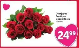 Safeway Overjoyed Boutique Dozen Roses offer