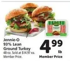 Safeway Jennie-O 93% Lean Ground Turkey offer
