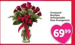 Safeway Overjoyed Boutique Unforgettable Rose Arrangement offer