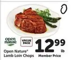 Safeway Open Nature Lamb Loin Chops offer