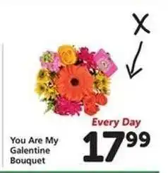 Safeway You Are My Galentine Bouquet offer