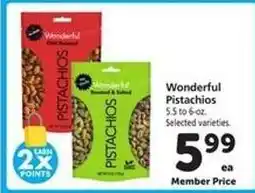 Safeway Wonderful Pistachios offer