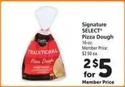 Safeway Signature Select Pizza Dough offer