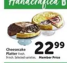 Safeway Cheesecake Platter offer