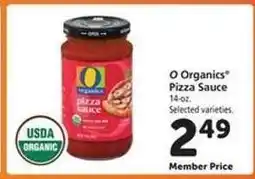Safeway O Organics Pizza Sauce offer
