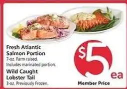 Safeway Fresh Atlantic Salmon Portion offer
