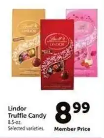 Safeway Lindor Truffle Candy offer