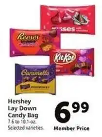 Safeway Hershey Lay Down Candy Bag offer