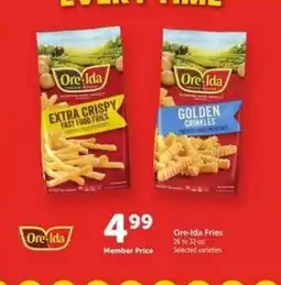 Safeway Ore-Ida Fries offer