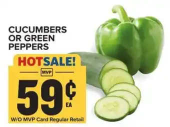 Cucumbers or Green Peppers