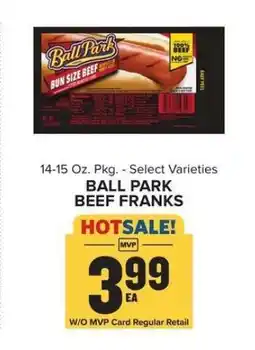 Food Lion Ball Park Beef Franks offer