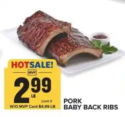 Food Lion Pork Baby Back Ribs offer