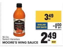 Food Lion MOORE'S WING SAUCE offer