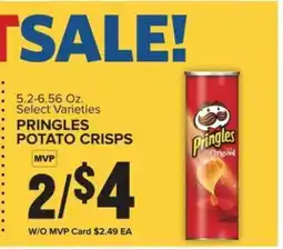 Food Lion Pringles Potato Crisps offer