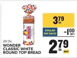 Food Lion Wonder Classic White Round Top Bread offer