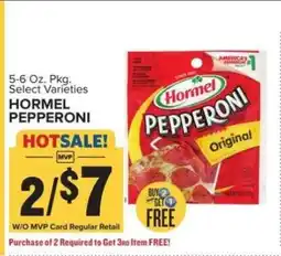 Food Lion Hormel Pepperoni offer