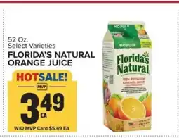 Food Lion Florida's Natural Orange Juice offer