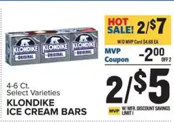 Food Lion Klondike Ice Cream Bars offer