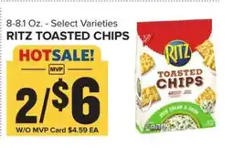 Food Lion RITZ Toasted Chips offer